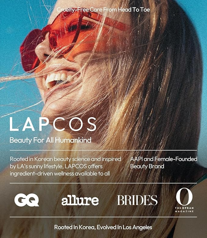LAPCOS K Beauty Collagen Sheet Mask - Firming & Age-Defying Face Masks with Collagen Peptides - Minimizes Fine Lines & Restores Skin Elasticity - Breathable PT Cell Sheet Korean Skin Care (Pack of 10)