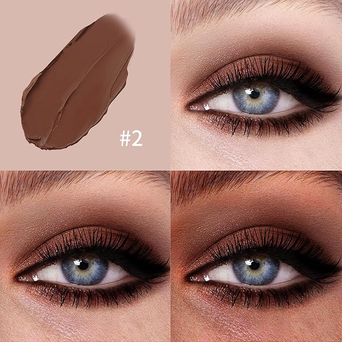 Eyeshadow Stick,Shimmer and Matte Cream Eye Shadow Brightener Sticks