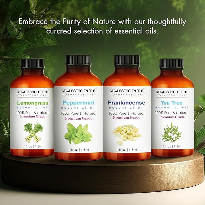 Majestic Pure Tea Tree Essential Oil for Diffuser - 1 Fl Oz