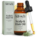 Kitsch Rosemary Oil for Hair Growth -With Castor Oil, Biotin & Jojoba- 60mL