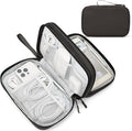 FYY Electronic Organizer, Travel Tech Pouch Bag, Large, Coffee