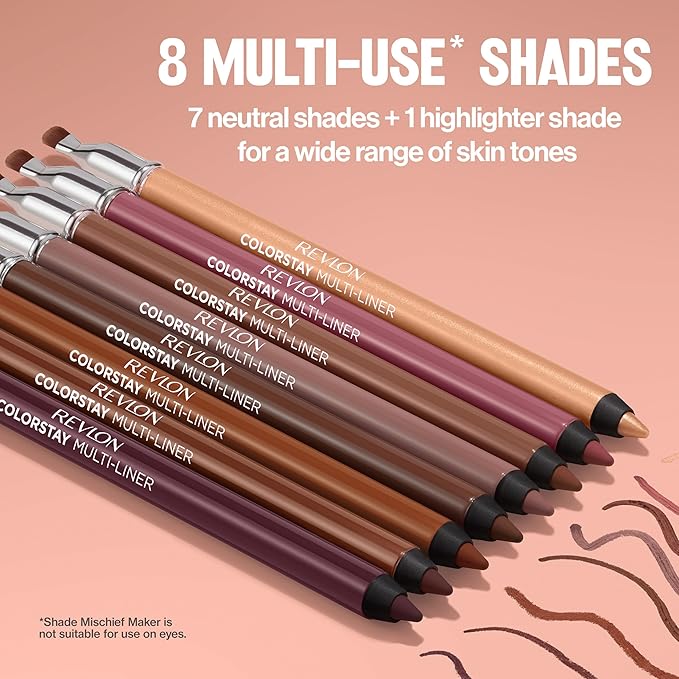 Revlon ColorStay Multi-Liner for Lips, Eyes & Face, 006 Dynamic Doer