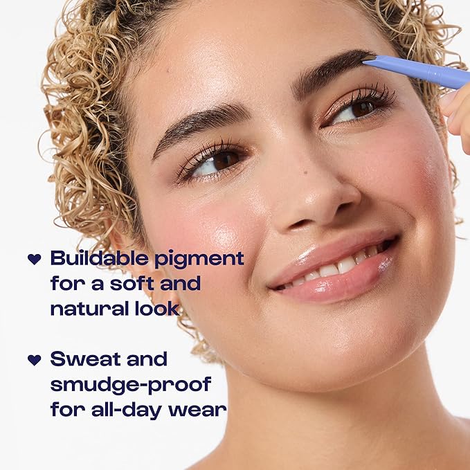 Alleyoop Eyebrow Pencil Swift Brow with Sharpener,Matte Finish,Medium Brown