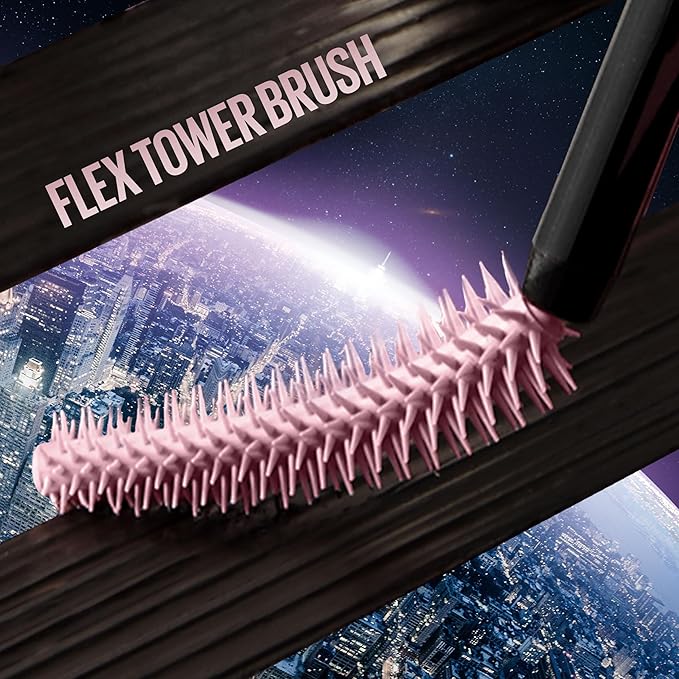 Maybelline Lash Sensational Sky High Washable Mascara Makeup, Volumizing, Lengthening, Defining, Curling, Multiplying, Buildable Formula, Very Black, 1 Count