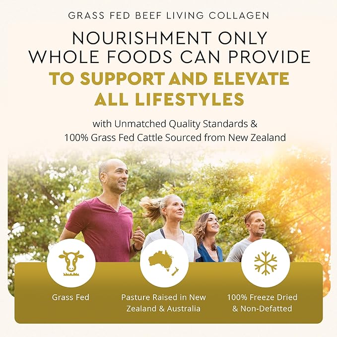 Ancestral Supplements Grass Fed Beef Living Collagen Capsules, 180 Ct