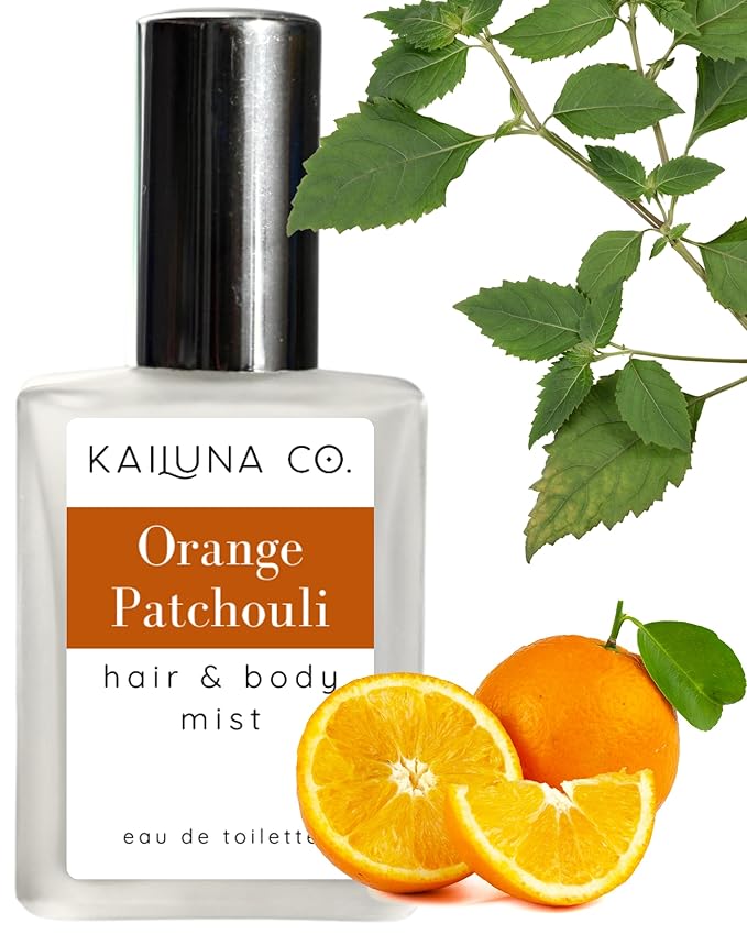 Kailuna Co. Orange Patchouli Essential Oil Hair & Body Mist, 0.5 Fl Oz