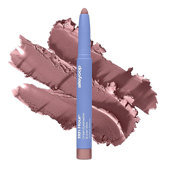 ALLEYOOP 11th Hour Cream Eyeshadow and Liner Stick, Mauve Matte