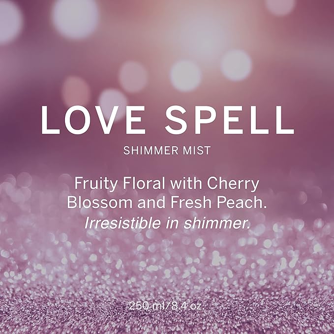 Victoria's Secret Body Fragrance Mist, Love Spell Shimmer - 8.4 fl oz