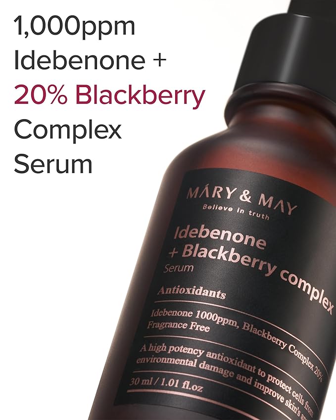 Mary&May Idebenone Blackberry Antioxidant Face Serum 1.01 fl.oz