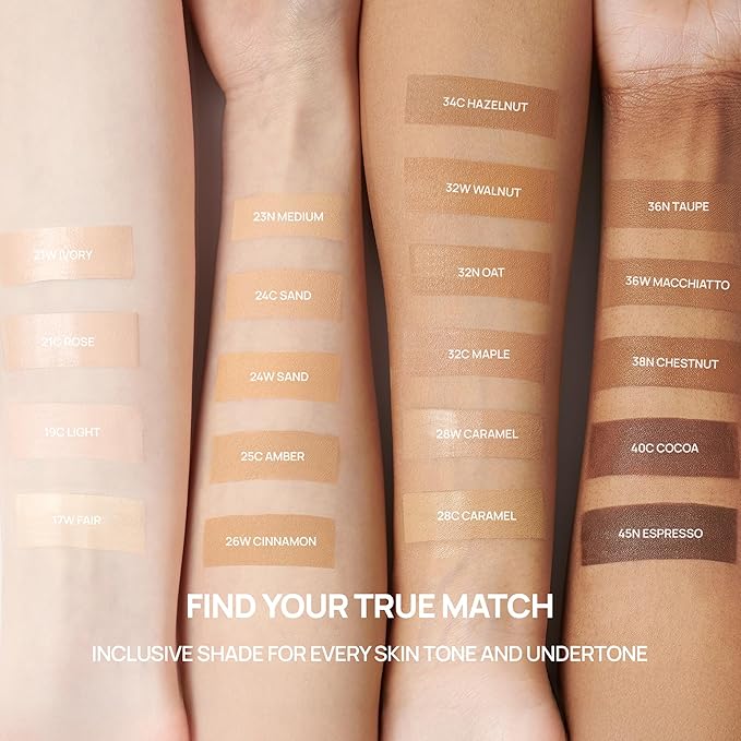 BANILA CO Covericious Ultimate Cover Cushion | Up to 100HR Long-Wear Foundation | 20 Shades for All Skin Tones | Matte & Lightweight Finish | Korean Cushion Foundation (14g / 0.49 oz), 36W MACCHIATTO