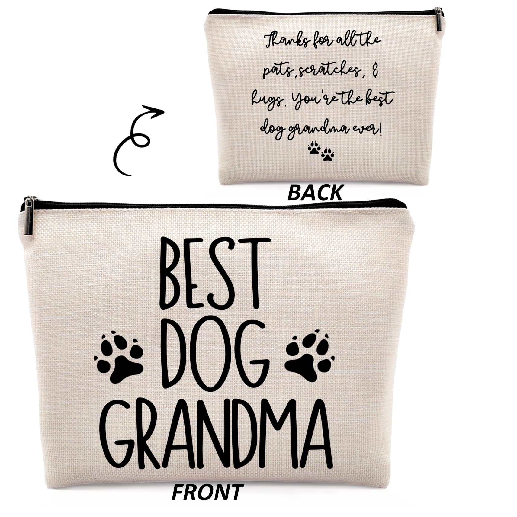 Dwept Best Grandma Cosmetic Case, Toiletry Bag - Makeup Bag for Women