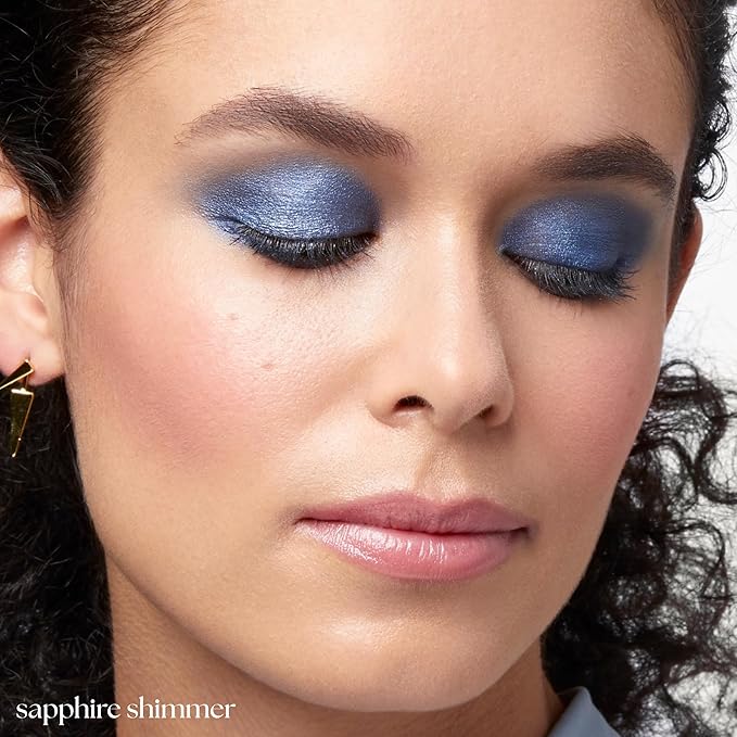 Julep Eyeshadow 101 Cream-to-Powder Waterproof Eyeshadow Stick – Sapphire Shimmer – Long-Lasting, Buildable, Crease-Proof, Cruelty Free, Shimmer Finish with Built-In Smudger