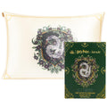 Kitsch & Harry Potter Satin Pillowcase W/Zipper - Size 19x26, Slytherin