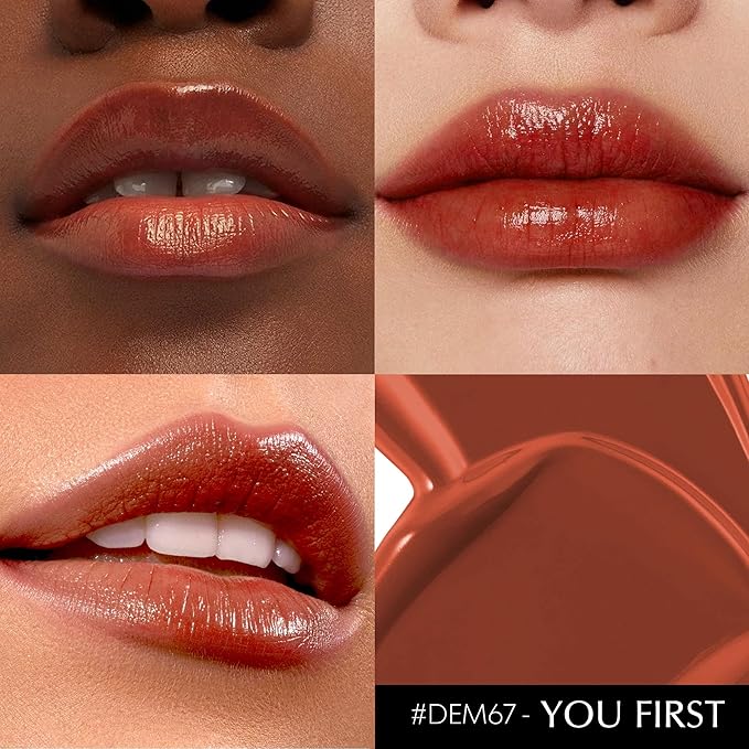Reddish Brown Lipstick for Women Moisture Lip Gloss Tinted Lip Balm