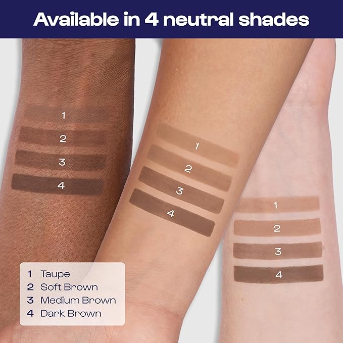 Alleyoop Eyebrow Pencil Swift Brow with Sharpener, Matte Finish, Soft Brown