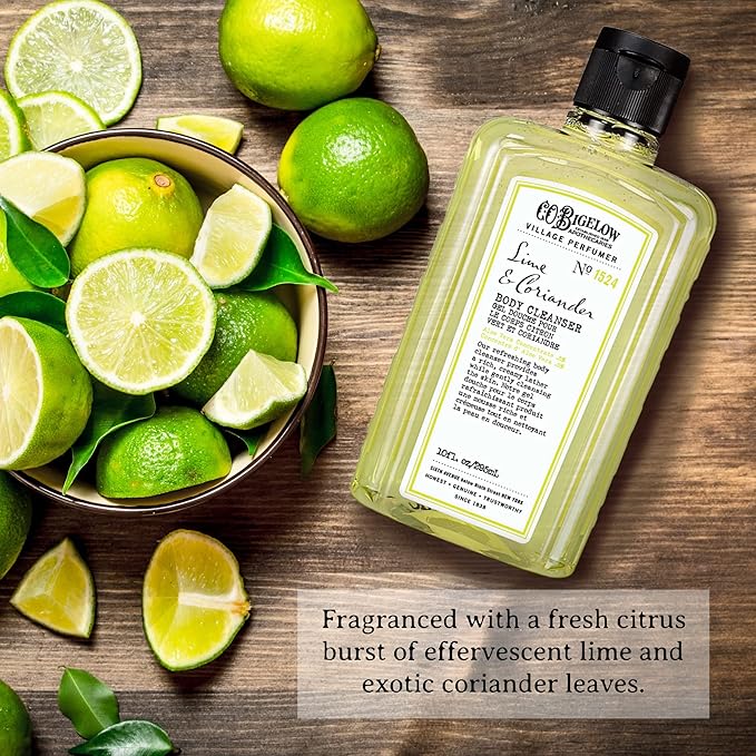 C.O. Bigelow Lime Coriander Body Wash, 10 fl oz