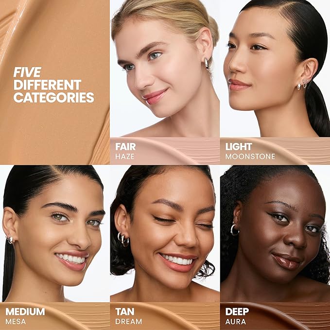 Wonderskin Hyper-Bond Serum Foundation – Waterproof, Transfer-Proof, 24HR Longwear Face Makeup with Niacinamide & Hyaluronic Acid – Lightweight, Natural Finish, Vegan & Cruelty-Free (Mesa)