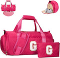 Vogewood Personalized Initial Teenager Cheer Gifts, Girls Travel Duffle Bag