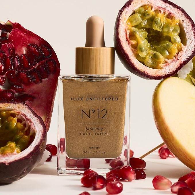 + Lux Unfiltered - N°12 Sun Struck Bronzing Face Tanning Drops - Bronze