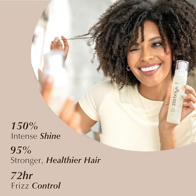 320Pure Lustre Argan Oil Hair Treatment, Frizz Control, Shine & Protection