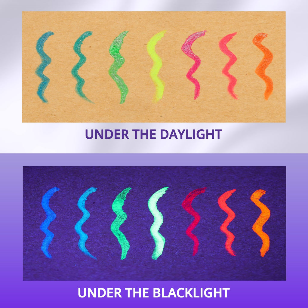Wismee Metallic Neon Liquid Eyeliner, Glitter Neon Colored Eyeliners Pen, High Pigmented, Waterproof Smudge-Proof and Long-Lasting Metallic Eye Makeup for Halloween Christmas,Shimmer Blue