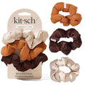 Kitsch Scrunchies for Women - Sedona, 3pcs