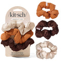Kitsch Scrunchies for Women - Sedona, 3pcs