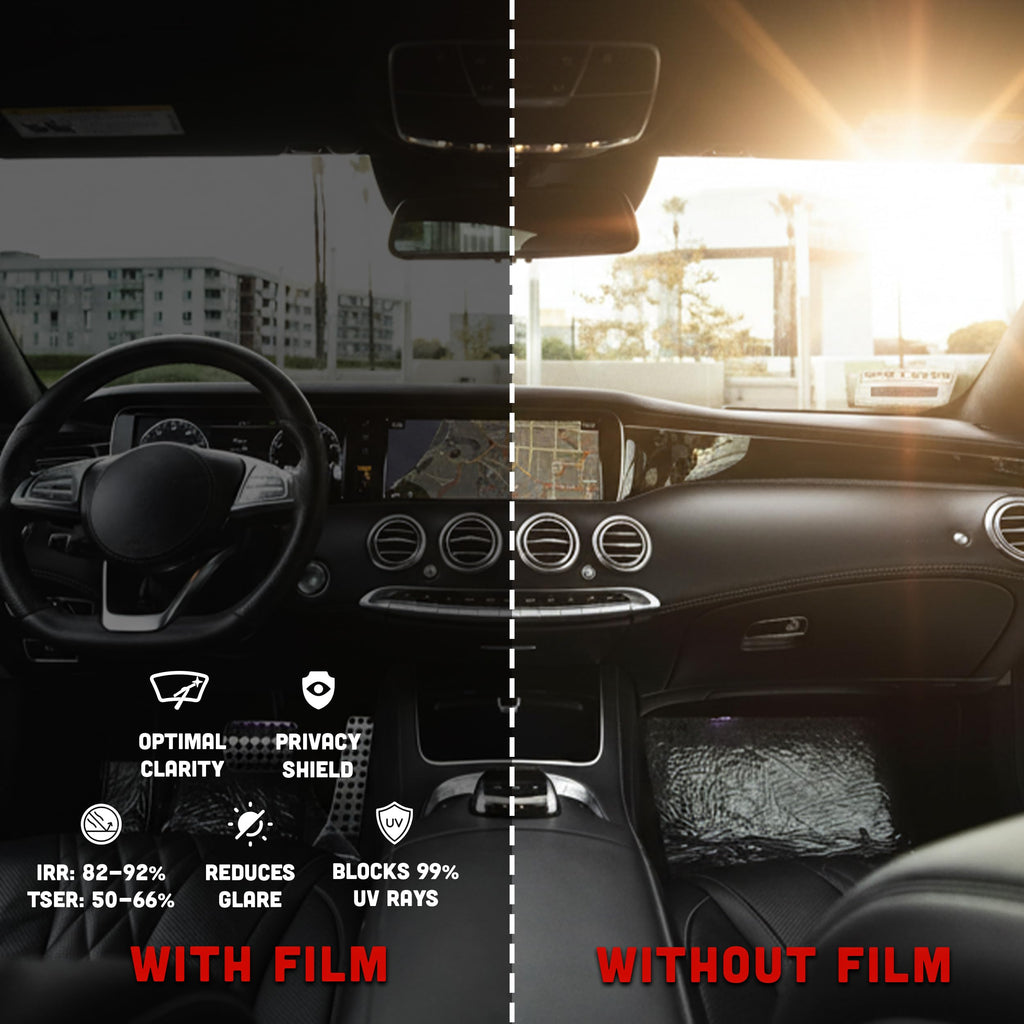 United 2PLY Ultra Nano Ceramic Window Tint Film – 20% VLT High Heat Rejection Automotive Film with 80-90% IR, UV Blocking & Color Stable Adhesive, Ultra Ceramic Car Window Tint, 20 Inch x 100 Ft Roll