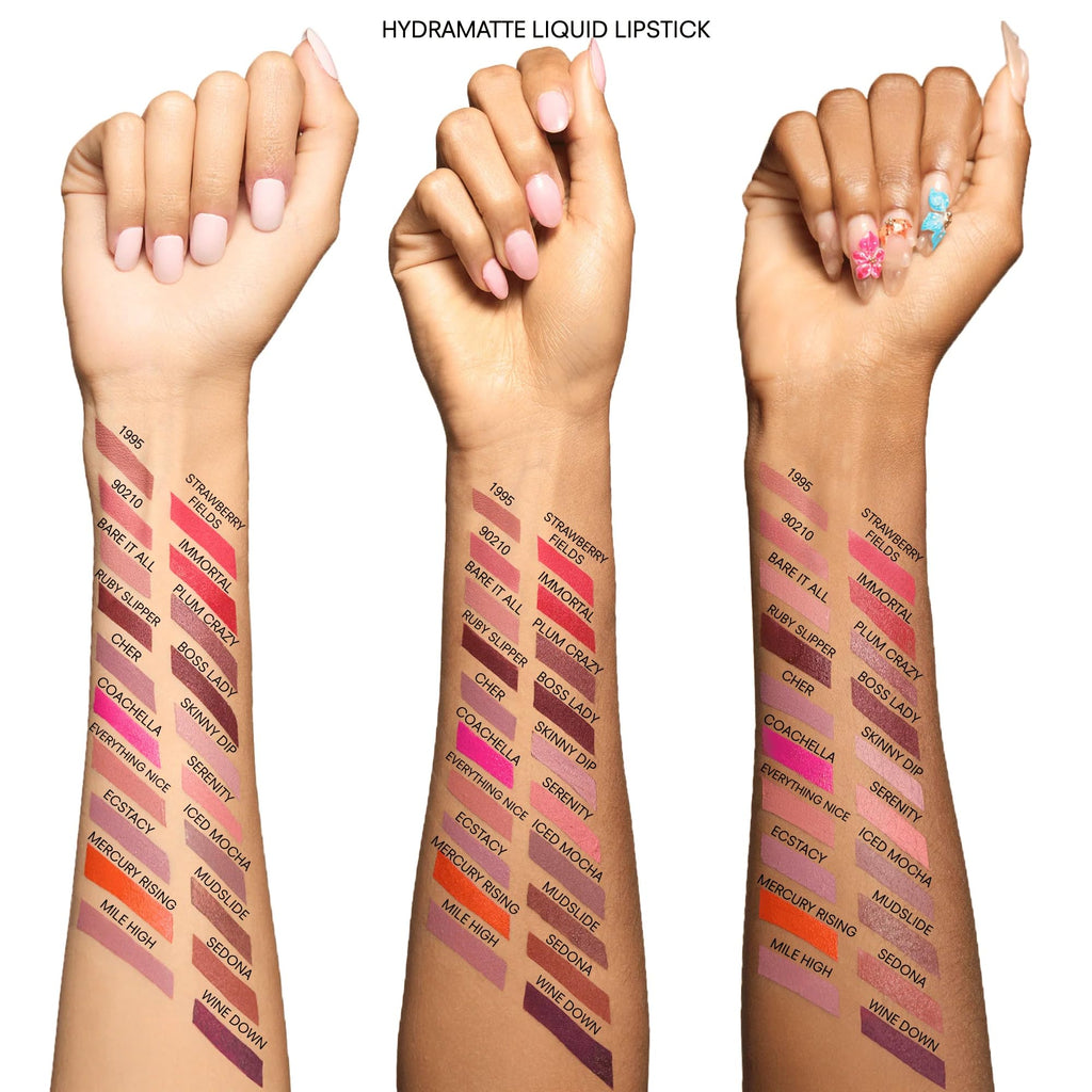 Gerard Cosmetics HydraMatte Liquid Lipstick Immortal, Red Matte Lip Stick, Long Lasting and Non Drying, Super Pigmented Fully Opaque Lip Color