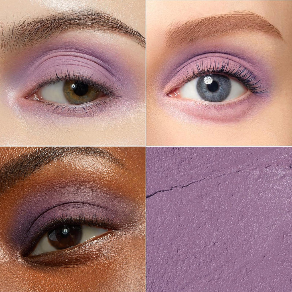 Wavuketu Purple Mauve Eyeshadow Stick Blendable Cream Eyeshadow Hypoallergenic Neutral Eye Shadow Stick, Waterproof Long Lasting High Pigmented Smokey eyeshadow Pencil (17# Mauve Matte)