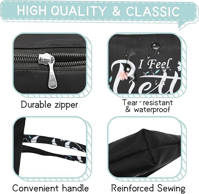 Gloppie Small Makeup Bag for Purse Cosmetic Bag for Women Personal Bag