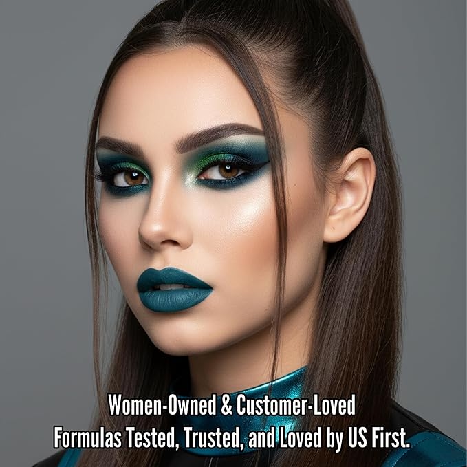 Mynena Hydrating Deep Teal Green Matte Liquid Lipstick Long Lasting - Ivy