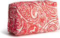 Vera Bradley Women's Premium Cotton Large Cosmetic, Paisley Key, One Size