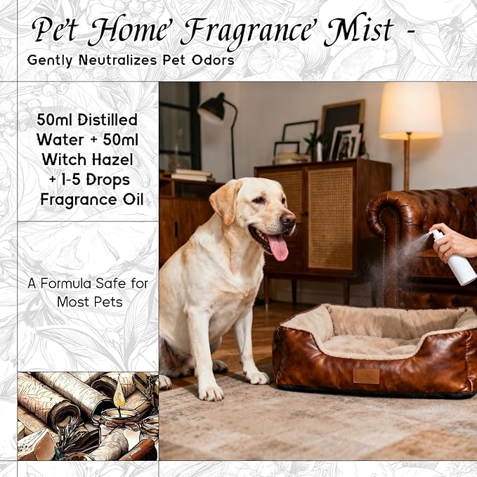 HIQILI Leather Fragrance Oil, Men's Scent for Car Air Freshener - 30ML