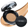 TIMEPHORIA Timeless Lumina Matte Cover Cushion Foundation -03W Warm Fawn, Full Coverage Air Cushion, Lightweight & Natural Flawless Matte Finish, 12H Oil Control, Long-Lasting, Waterproof, Sweatproof