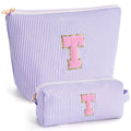 Btffitting Gifts for Teen Girls Women - Birthday Gifts for 10 11 12 13 14 15 16 17 18 Years Old Girl,Makeup Bag Cosmetic Bag,Teacher Gift Trendy Stuff Toiletry Bag - Lavender,T