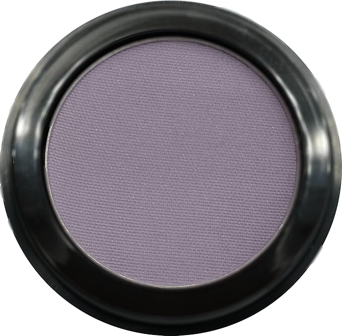 Pure Ziva Purple Smoke Violet Matte Opaque Mauve Pressed Powder Single Vegan Eyeshadow; Talc, Paraben & Cruelty Free