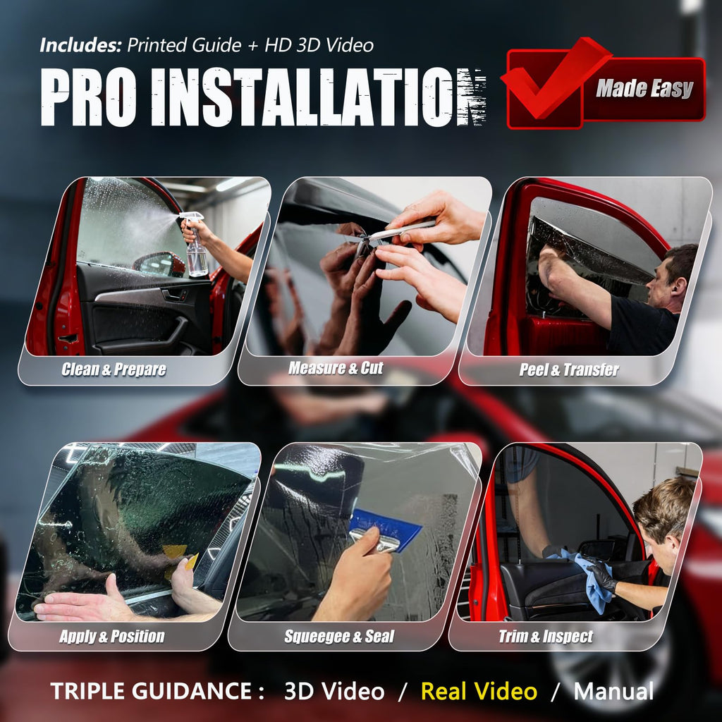 Vepagoo Ceramic Car Window Tint Film 15% VLT, 20" x10FT