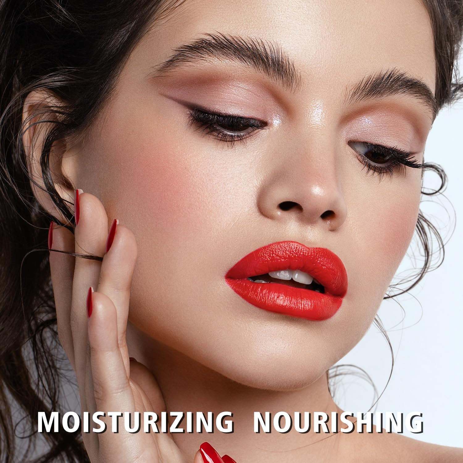 MAKI YIKA 3Pc Moisture Lipsticks for Women Nude Pink Red Lipstick