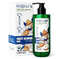 HIQILI Organic Sweet Almond Oil Large Capacity for Skin, Hair & Skin Care