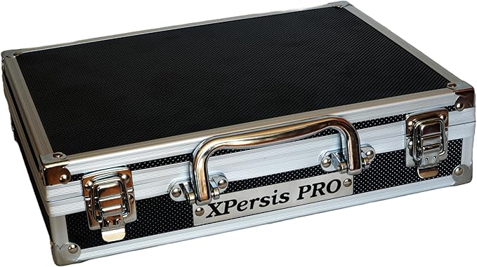 XPERSIS PRO All Metal Quiet and Low Vibration Cordless Hair Clipper + Hair Trimmer for Mens and Barbers +Shaver with Sharp Blades, Cord/Cordless Electric Razor for Mens Black