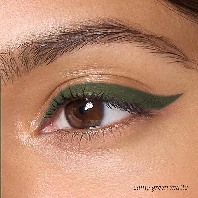 Julep When Pencil Met Gel Eyeliner – Waterproof, Long-Lasting, Smudge-Proof Liner for Everyday to Night Looks, Camo Green Matte