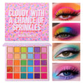 Tintark 30 Color Rainbow Eyeshadow Palette with Mirror