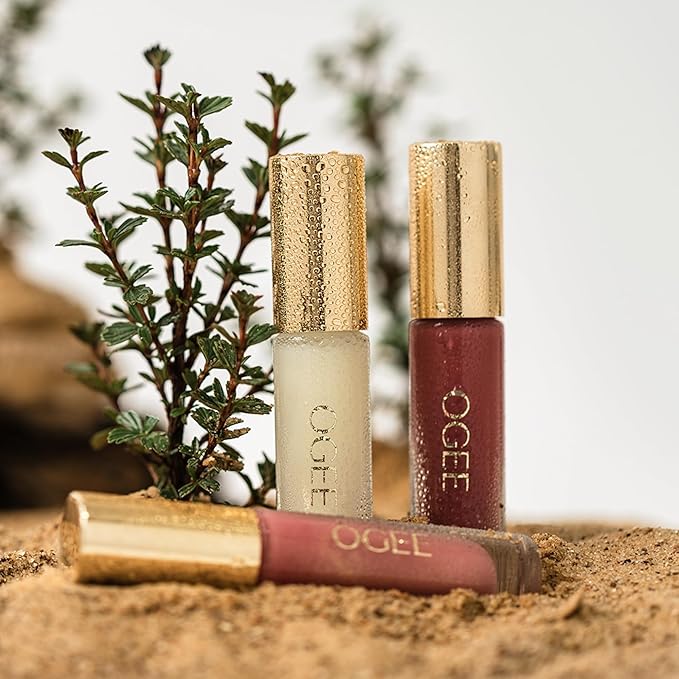 Ogee Beyond Clean Lip Gloss, Desert Rose Shimmer