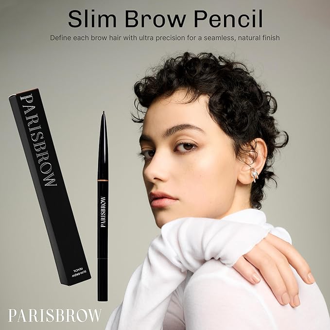 PARISBROW Slim Brow Pencil 04 Dark Brown eyebrow pencils (0.9mm Tip)