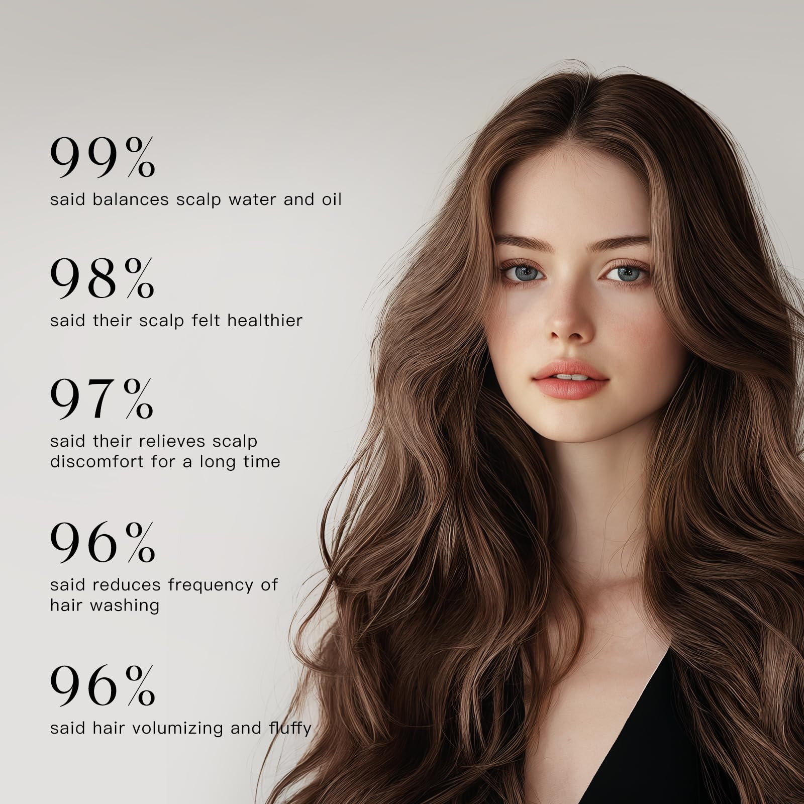 ALLOWISH Advanced Hair Serum - 95 ml Scalp Treatment for Fuller, Nourish, Glossy Hair | Prevents Frizz, Promotes Healthy Scalp & Strengthens Roots, Reduces Oil & Buildup