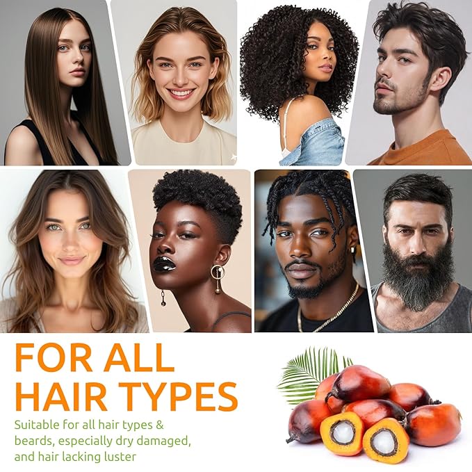 AKBAN Hair Growth Oil with 100% Pure Batana, Castor, Rosemary & Pumpkin Seed Oils – Infused with Biotin, Keratin & Vitamin E – Strengthening & Thickening Treatment for Healthy Hair – 4 FL OZ
