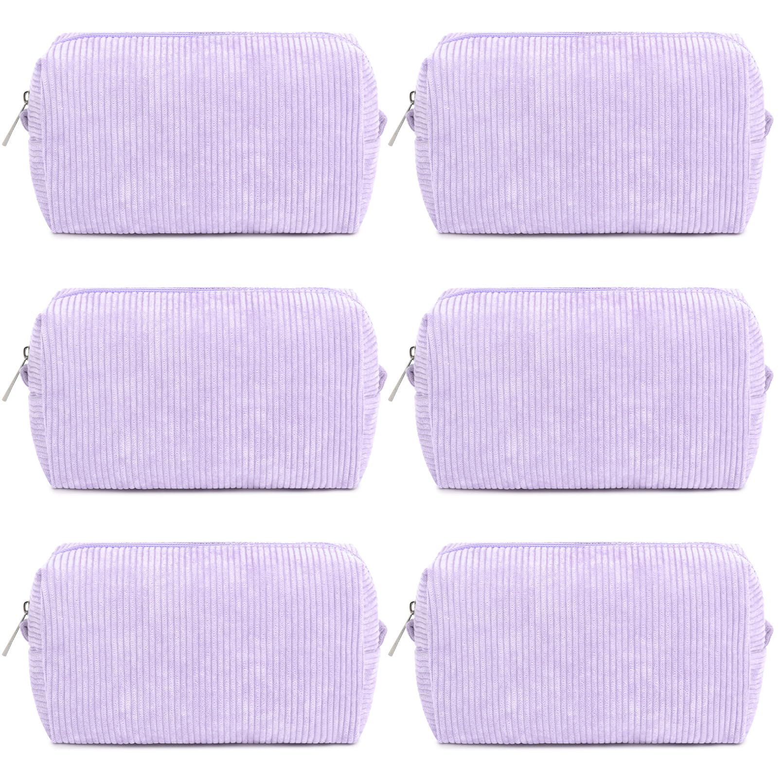 SOIDRAM Makeup Bag Preppy Cosmetic Bag Bulk Makeup Pouch Personalize Travel Toiletry Bag Organizer Cute DIY Makeup Brushes Storage Bag for Women