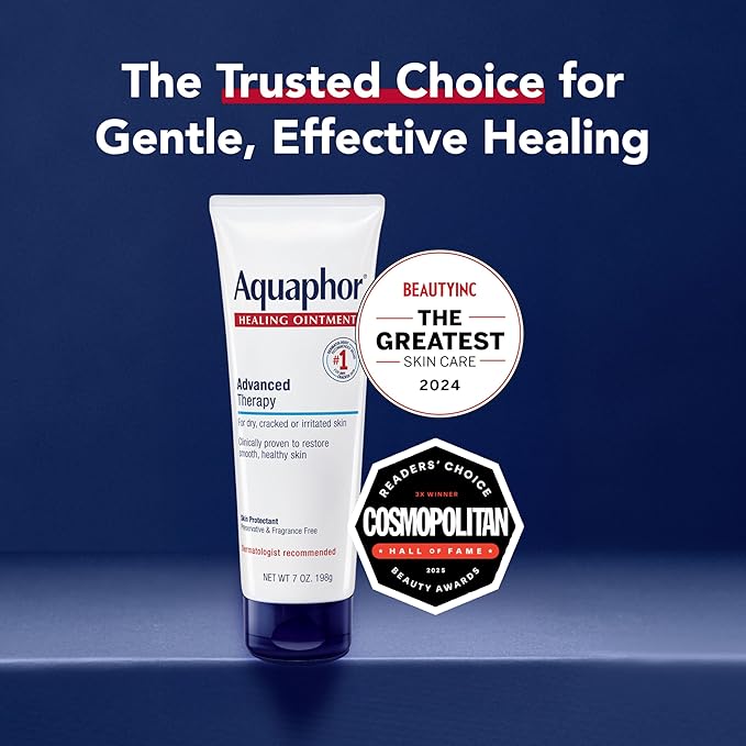 Aquaphor Advanced Therapy Healing Ointment, Skin Protectant, 7 OZ