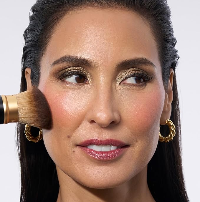 LAURA GELLER NEW YORK Cosmetic Professional Makeup Brushes - Cruelty-Free 02 Retractable Angled Kabuki Brush